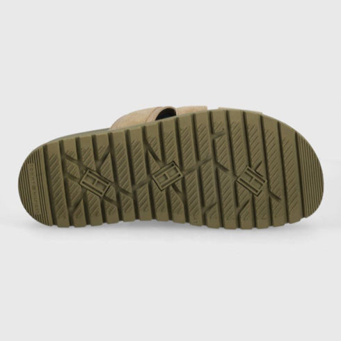 Tommy Hilfiger Sandalo Sandalo Uomo intrecciato Verde beige - Francavilla Moda